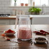 Sliding Lid Glass Sugar Dispenser by Limon