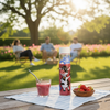 Printed Large Glass Bottle by Limon