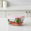 440ML Square Glass Container with Lid (2014) by Limon