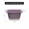 DuoFresh Wash & Drain Square Bowl