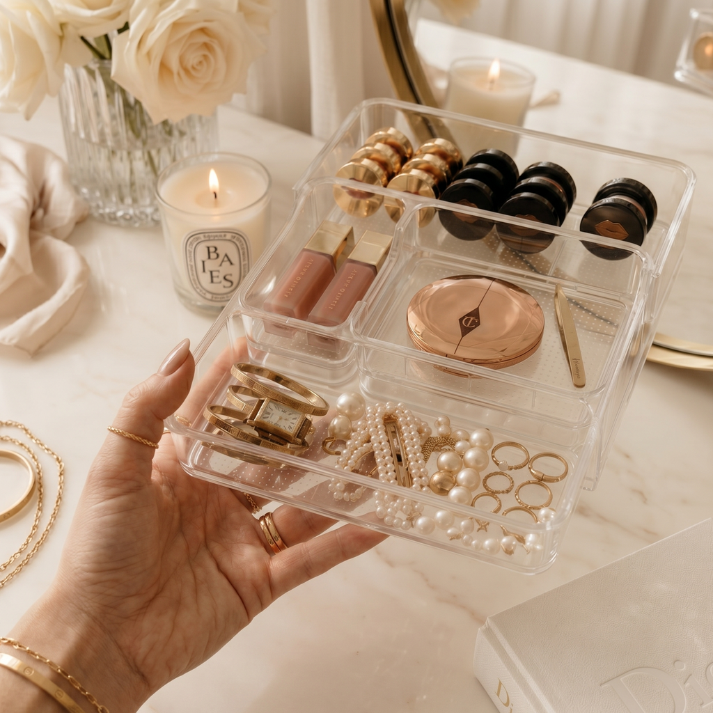 ClearView Pull-Out Organizer Tray