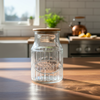 3-Pcs 1200ml Home Made Glass Jars Set with Airight Lids (2261) by Limon