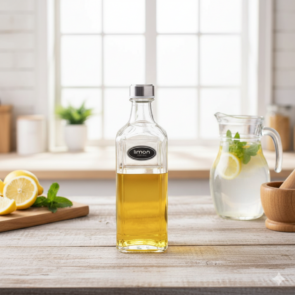 Aurora Glass Bottle 1000ml (70235) By Limon