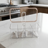 ClearVault 4-Compartment Spice Storage Container with Lid & Spoons