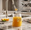 Tilted Elegance Glass Tumbler