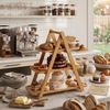 Majesta 3-Tier Fruit & Serving Bamboo Stand