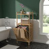 2-Tier BambooStack Laundry Tower