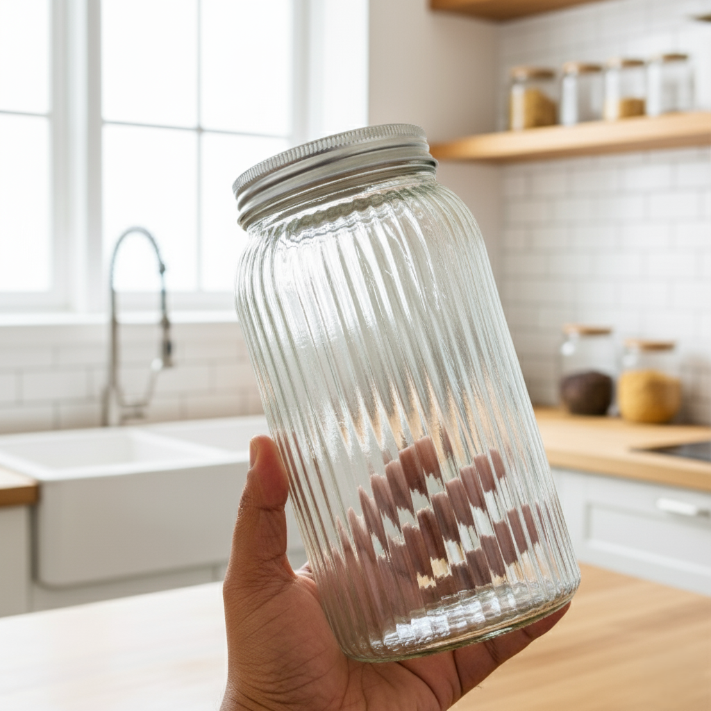 SilverTop Glass Jars by Duman