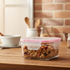 440ML Square Glass Container with Lid (2014) by Limon