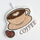 Coffee-Themed Decorative Hand Towel