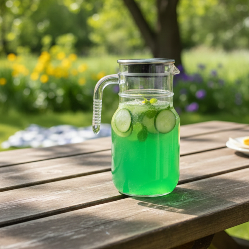 Clear 1.5 Liter Glass Pitcher (2376) by Limon