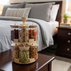 360° Rotating 2-Tier BambooLuxe Spice Tower (1108)