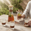 Staggering Carafe Set with Airtight Wooden Lid
