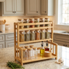 SpiceMaster 3-Tier Bamboo Storage Rack