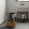 Rectangular Bamboo Laundry Basket