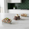 6-Pcs Rectangular Serving Glass Bowl Set (2091) by Limon