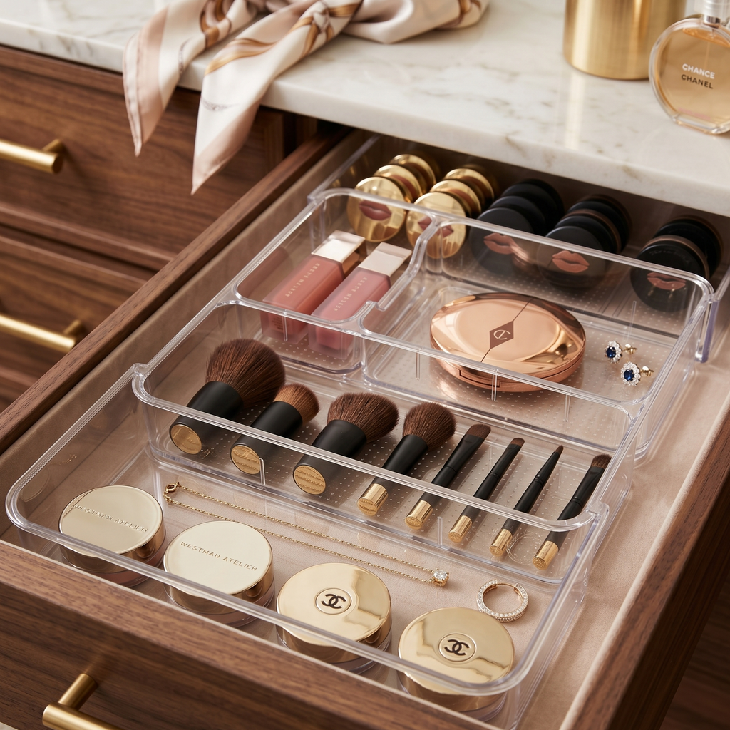 ClearView Pull-Out Organizer Tray