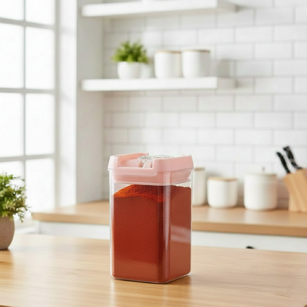 Multi-Use Square Airtight Jar 270ML (1746) by Limon
