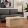 Folding Storage Ottoman Bench