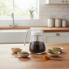 Sliding Lid Glass Sugar Dispenser by Limon