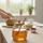 GoldenHive Premium Glass Honey Jar