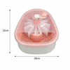 Hand-Crank Fruit & Vegetable Washer with Rotating Brush