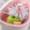 Hand-Crank Fruit & Vegetable Washer with Rotating Brush