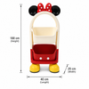 Kids’ Open-Basket Toy & Book Organizer – 2-Tier