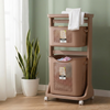 2-Tier Moveable Laundary Basket with Top Storage (2141) by Limon