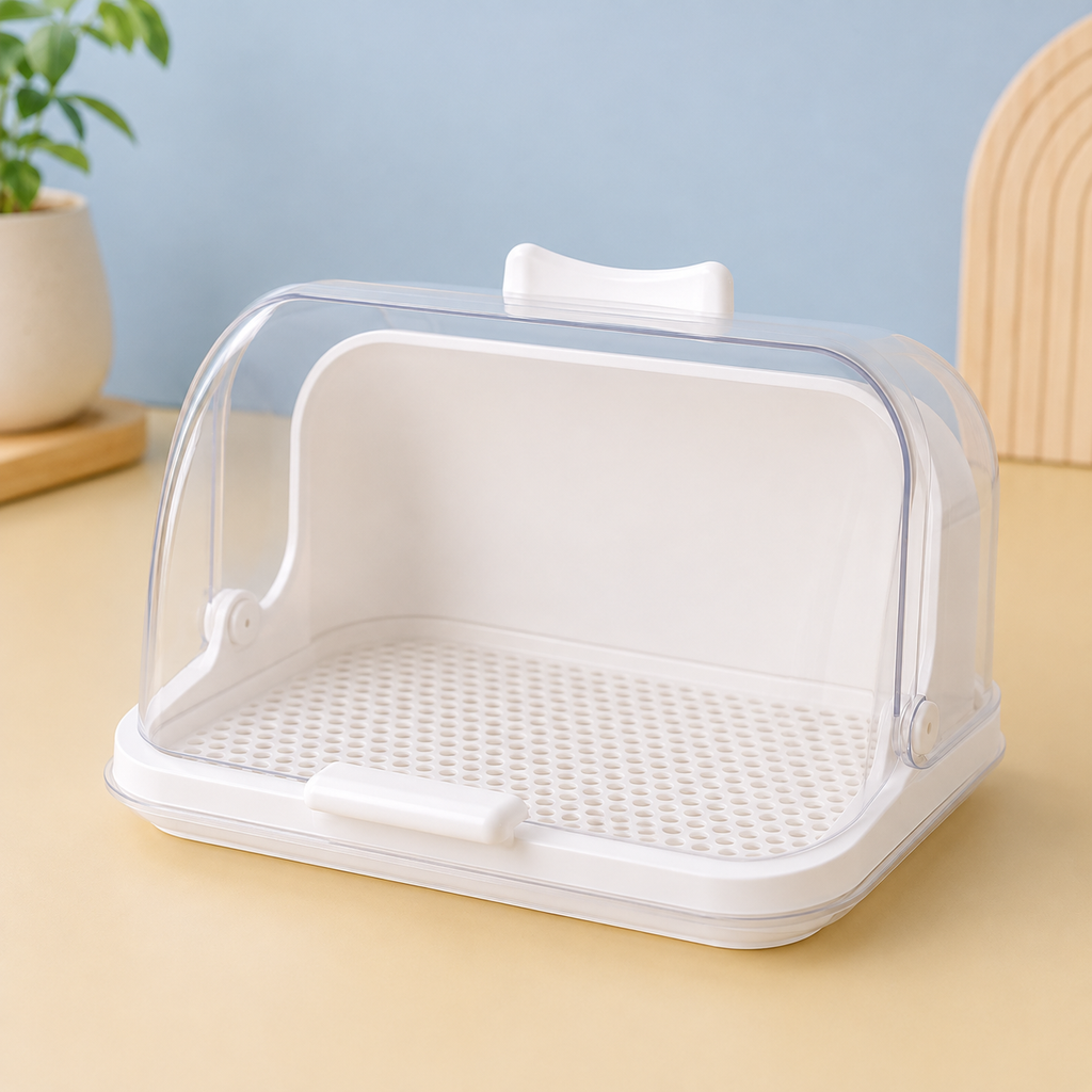 Multipurpose Storage Box with Clear Lift-Up Cover