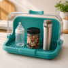 Multipurpose Storage Box with Clear Lift-Up Cover