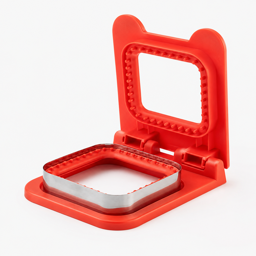 One-Press Square Sandwich Cutter & Edge Sealer