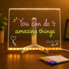Reusable LED Acrylic Writing Board Set with Folding Stand