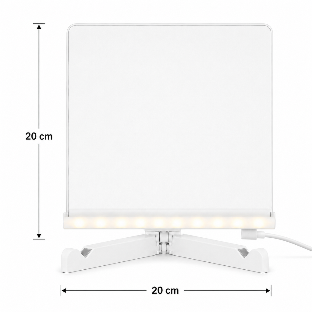 Reusable LED Acrylic Writing Board Set with Folding Stand