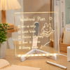 Reusable LED Acrylic Writing Board Set with Folding Stand
