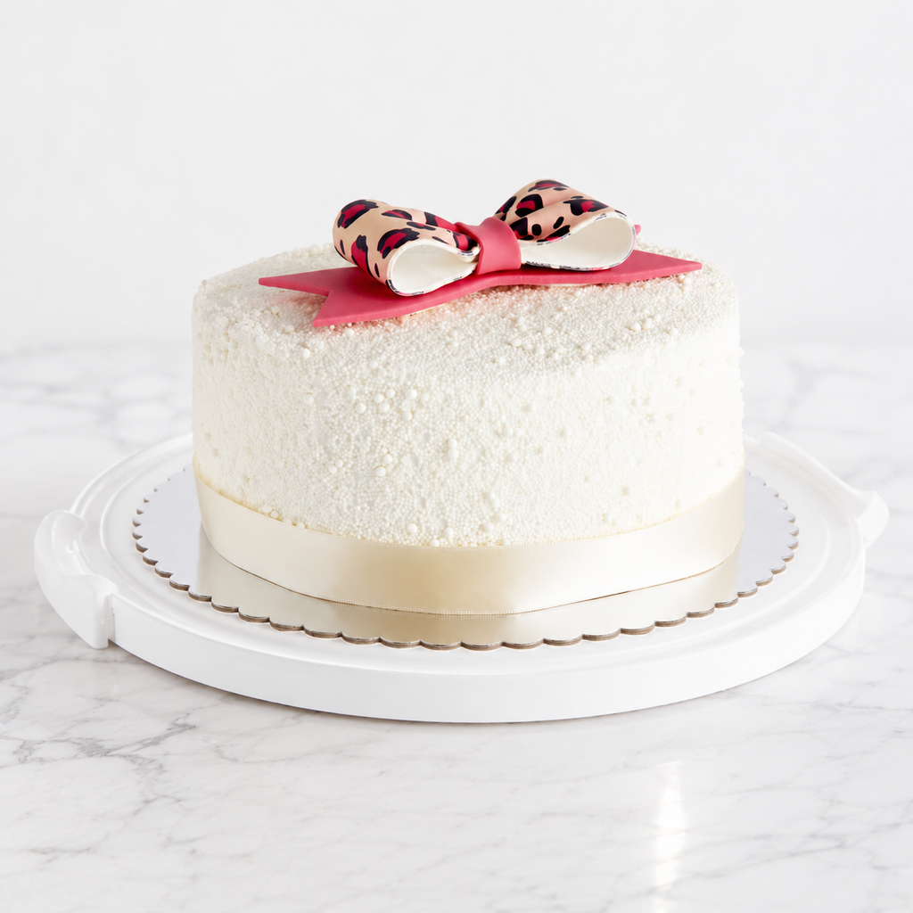Round Cake Carrier with 2 Side Locks & Carry Handle
