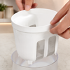 Round Greek Yogurt Strainer with Removable Mesh Basket 1100ml