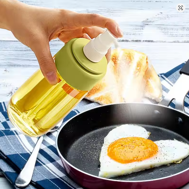 FlowMist Glass Oil Sprayer Bottle