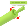 User-Friendly Rolling Pin & Silicon Mat Set