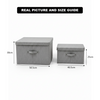 Dust-proof Collapsible Organizer with Lid & Handle