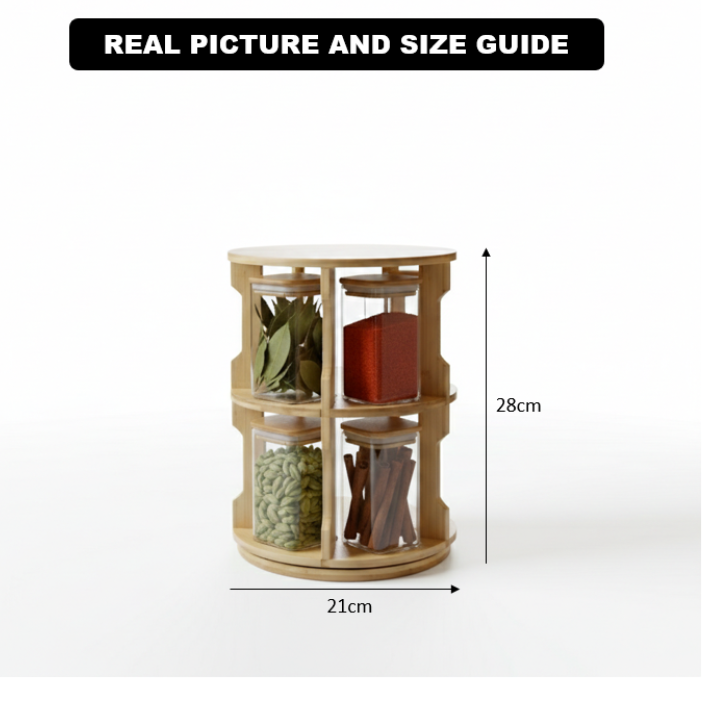 The Bamboo Rotunda: 8-Jar Spice Tower (1136)