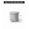 6L Bamboo-Style Dustbin with Pedal (2065) by Limon