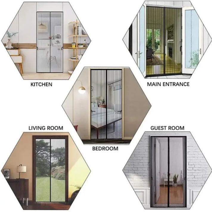 Customize Maganetic Door Screen Mosquito Net