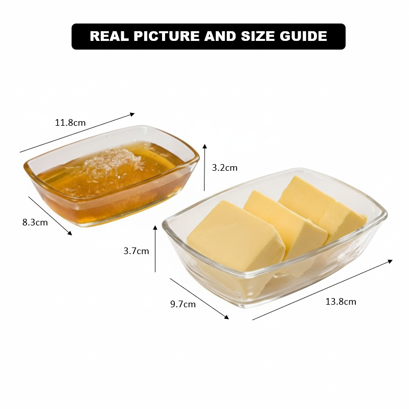 Luminous Serving Glass Bowl Set (3Pcs) by Limon