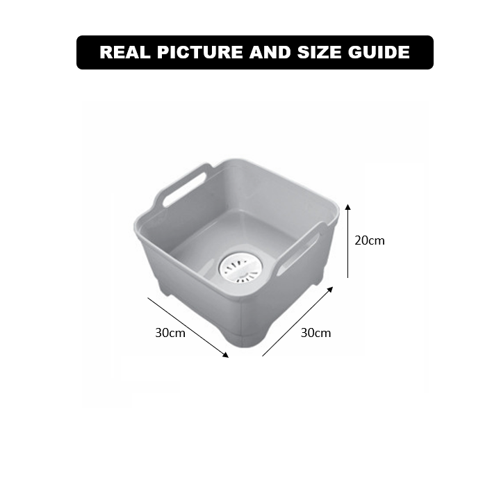 Large Capacity Wash & Drain Basket (1334) by Limon