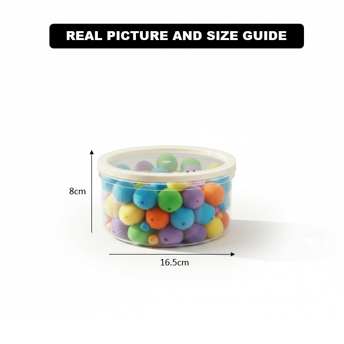 Round Multiuse Push-Open Storage Box