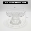 Elegant Acrylic Cake Serving Platter