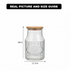 3-Pcs 1200ml Home Made Glass Jars Set with Airight Lids (2261) by Limon