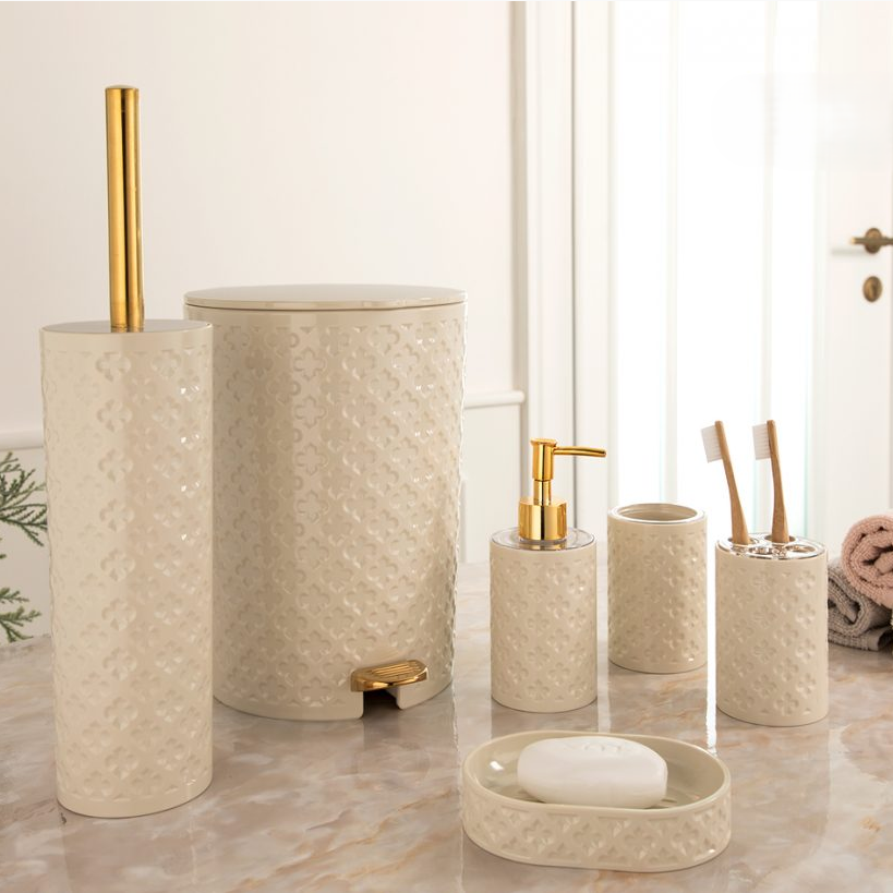 Floral Series 6-Piece Bathroom Set (1760) by Limon
