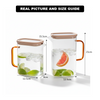 CrystalSeal Glass Pitcher with Airtight Lid